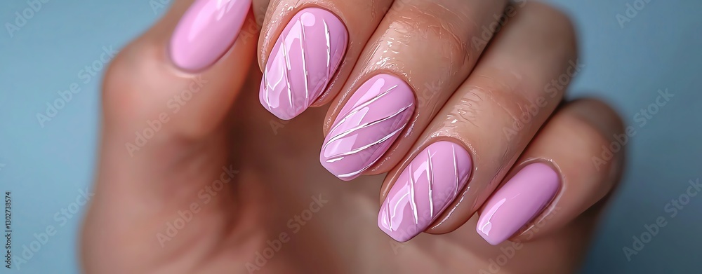 Modern and luxurious nail design with exquisite details Modern and luxurious nail design with exquisite details