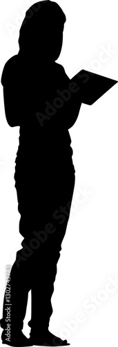 silhouette of a man