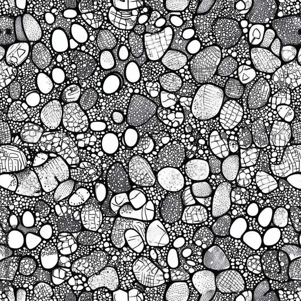Trace black doodle paw prints seamless pattern background. seamless pattern design of puppy paw prints Trace black doodle paw prints seamless pattern background. seamless pattern design of puppy paw prints
