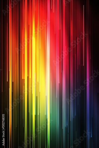 Abstract colorful gradient lines creating a futuristic and vibrant visual effect