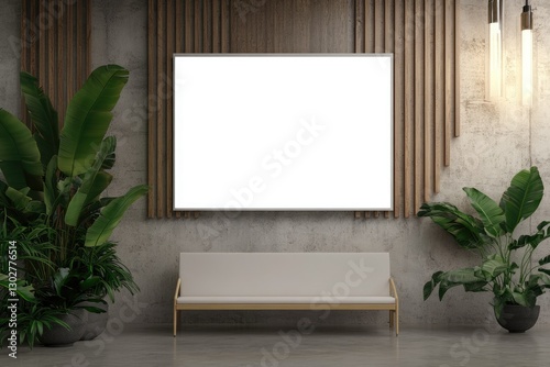 High Resolution Picture of Blank Stand Booth Mockup Template 3D Rendering