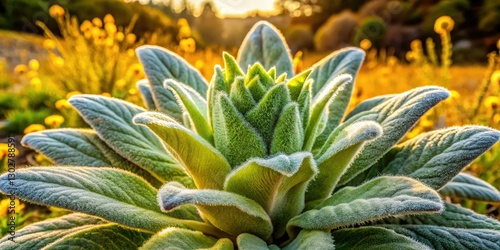 Wooly mullein's felt-like leaves and deep taproot create striking landscape photography subjects.