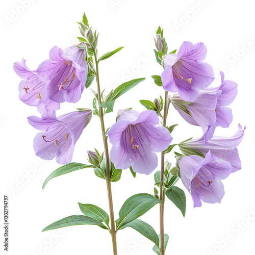 Penstemon Flower isolated on transparent background