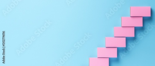 Wallpaper Mural Sticky note infographics concept. Career Planning Infographic with Colorful Sticky Notes Arranged on Pastel Background Torontodigital.ca