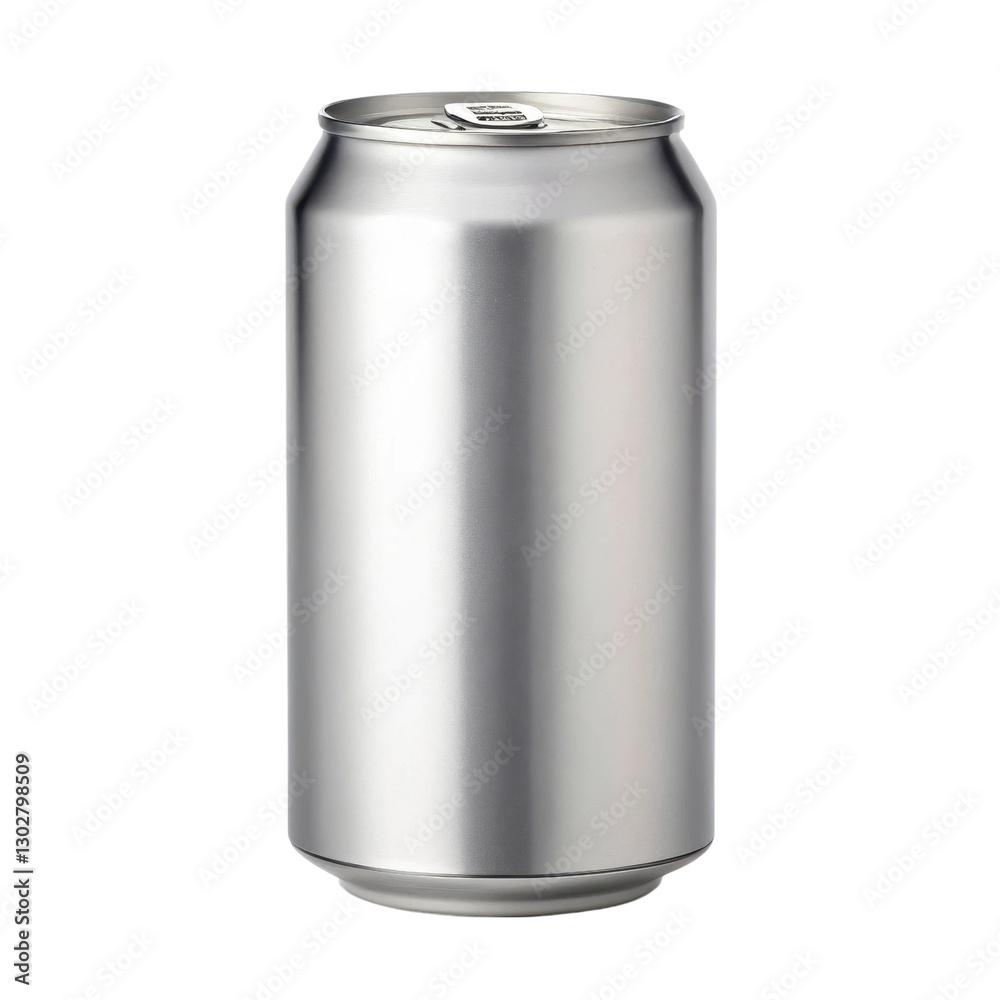 Blank aluminum can on a black background. Blank aluminum can on a black background.