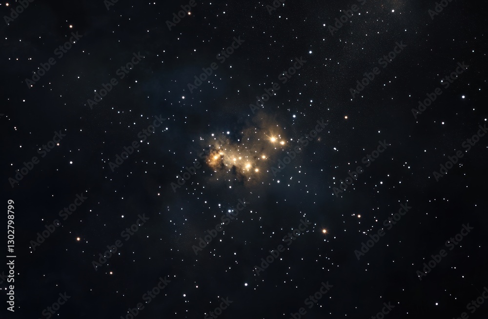 Night sky with stars and nebula. Night sky with stars and nebula.