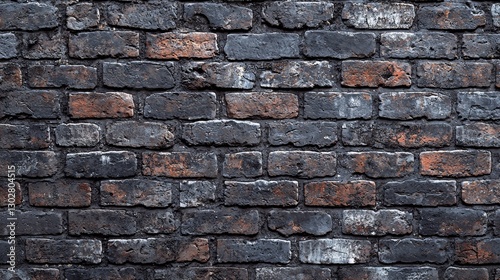 Dark Brick Wall Texture  Grunge  Rustic  Background