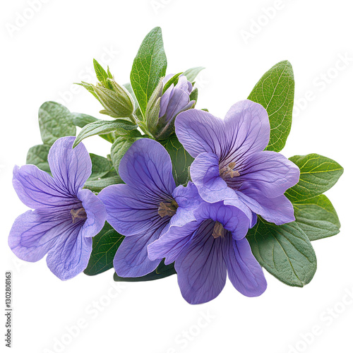 Scaevola Flower isolated on transparent backgrou