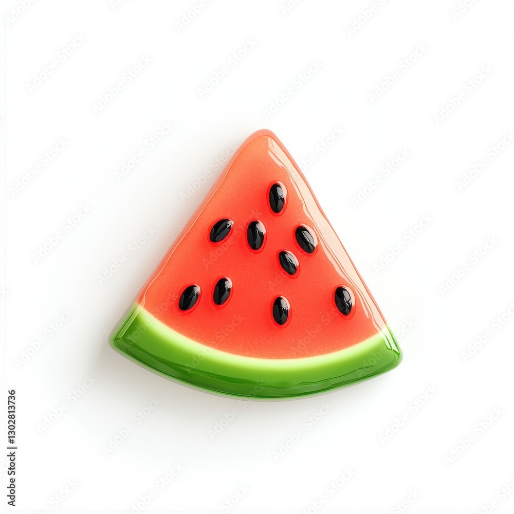 Refreshing Slice of Summer Watermelon Delight Featuring Juicy Seeds in a Clean White Studio Setup Refreshing Slice of Summer Watermelon Delight Featuring Juicy Seeds in a Clean White Studio Setup