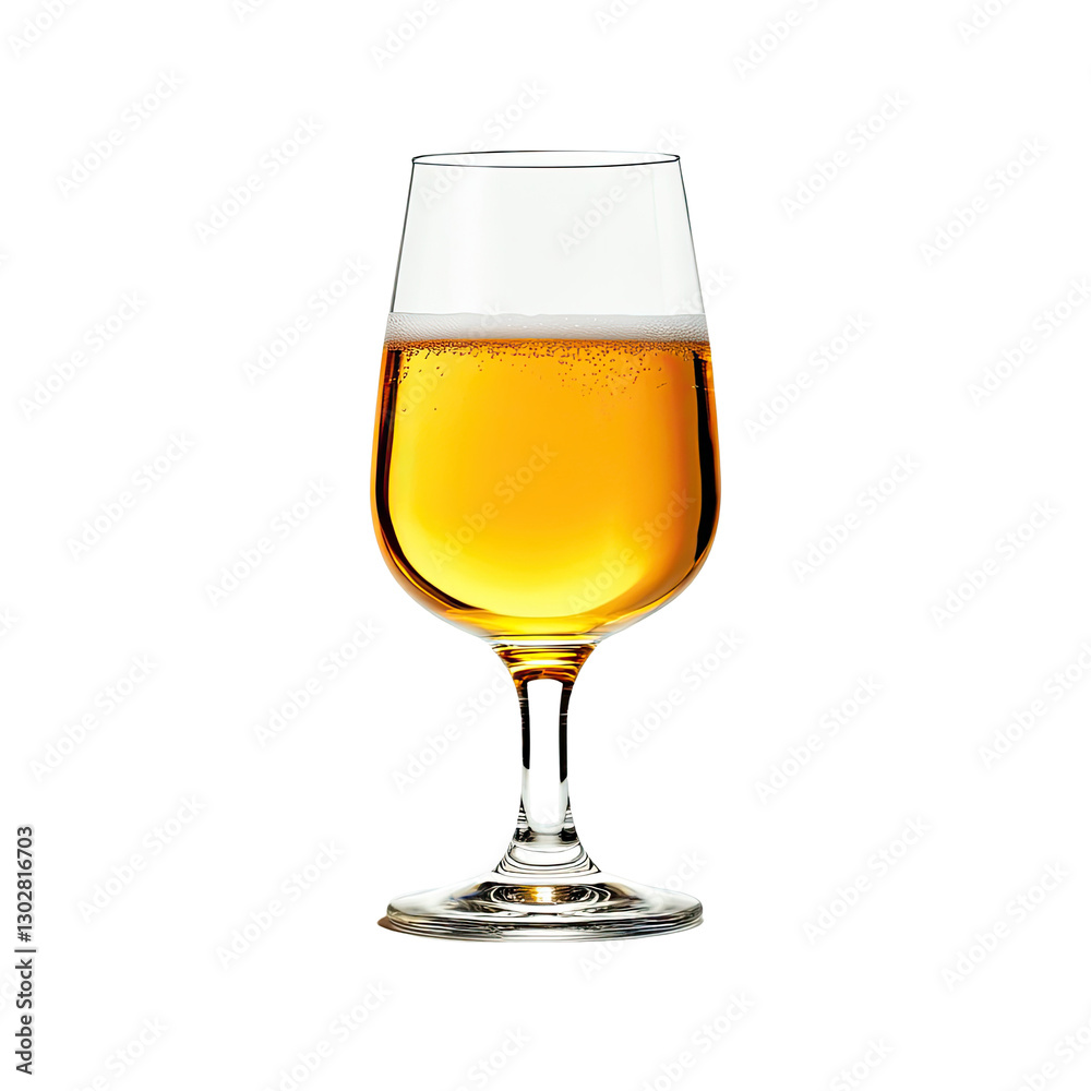 Full beer glass, studio shot, transparent background, isolated drink Full beer glass, studio shot, transparent background, isolated drink