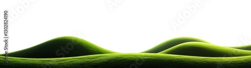 Serene Green Hills 3D Rende...