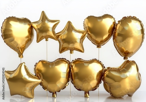 Golden Heart and Star Ballo...
