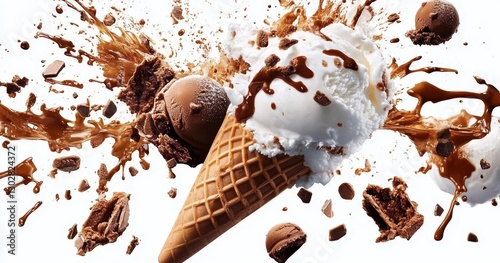 Ice Cream Cone Explosion Va...