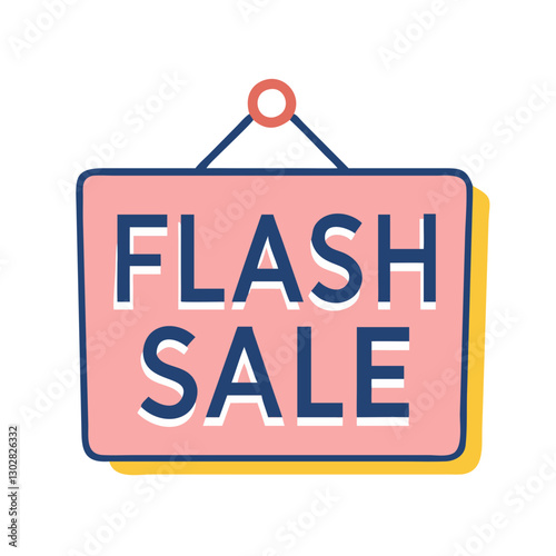 Attention shoppers during the seasonal discount event featuring a colorful flash sale sign highlighting limited-time offers and promotions
