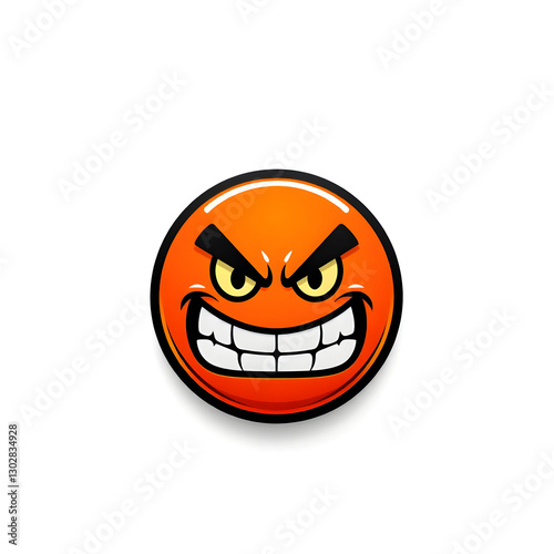angry emoji design 