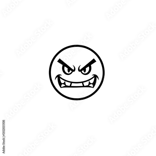 angry emoji design 