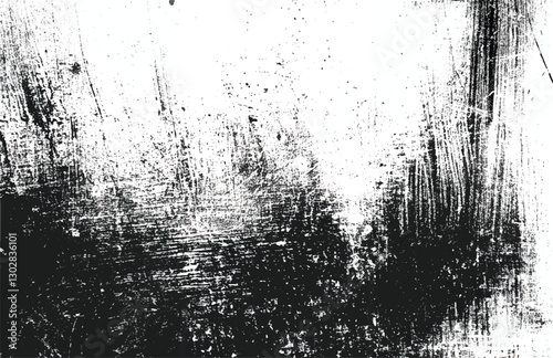 High-contrast grunge texture with rough scratches and distressed elements. Ideal for backgrounds, overlays, and artistic designs.