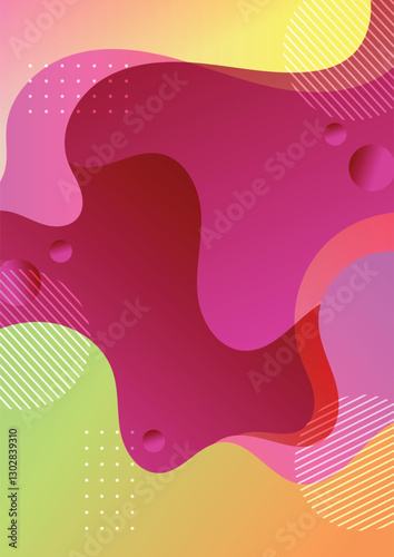 Purple abstract background liquid pattern stye