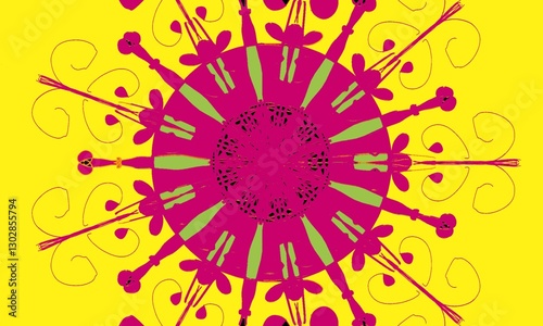 Beautiful and eye-catching background and fabric design designs.