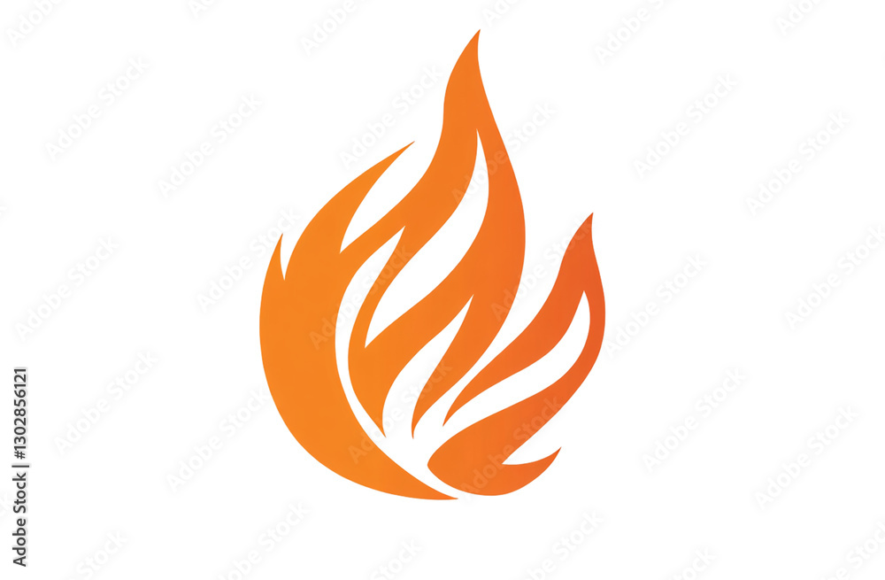 Fire flame logo icon vector design on a transparent background Fire flame logo icon vector design on a transparent background