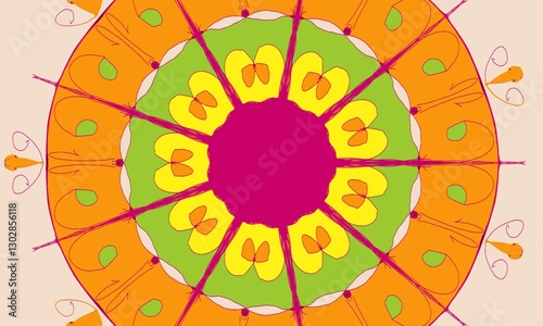 Beautiful and eye-catching background and fabric design designs.