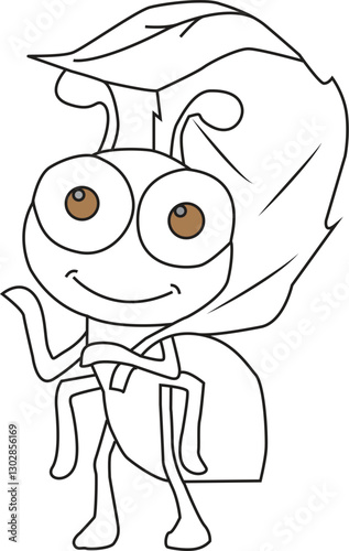 it is a eye catching ant line art
