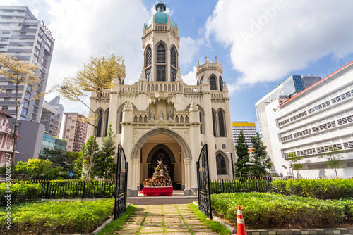 Photography Beautiful building of the St. Joseph Catholic Church in Singapore