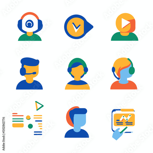 Digital Avatars Representing Customer Support and Business Technology