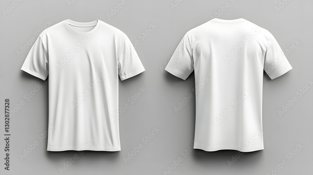 White T-Shirt Mockup White T-Shirt Mockup