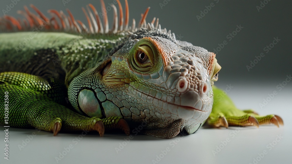 Obraz premium green iguana
