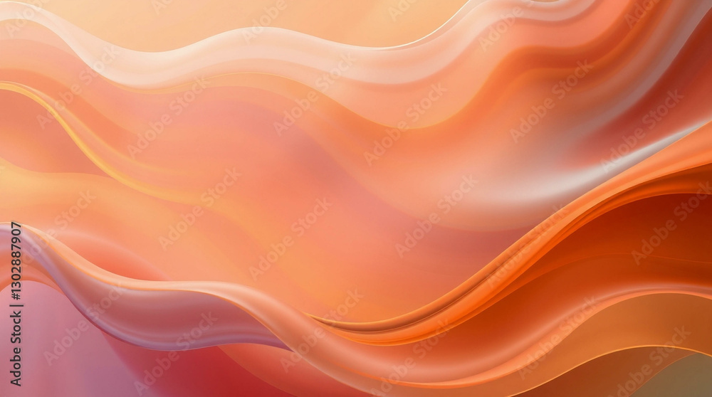 Abstract background of fluid waves in soft peach and coral hues, creating a soothing and elegant atmosphere, ideal for creative projects. Abstract background of fluid waves in soft peach and coral hues, creating a soothing and elegant atmosphere, ideal for creative projects.