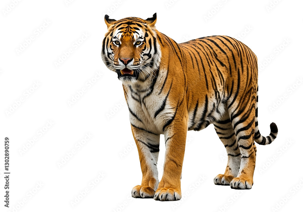 Obraz premium white tiger isolated on white