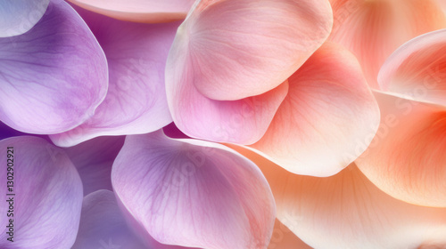 A close-up artistic study of delicate, softly curved petals arranged in an elegant, organic formation