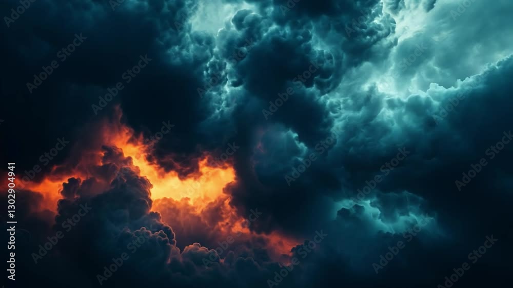 Stormy Sky: The image captures the raw power and beauty of nature, with a dramatic skyscape filled with dark, ominous clouds and streaks of vibrant color, evoking a sense of awe and anticipation. Stormy Sky: The image captures the raw power and beauty of nature, with a dramatic skyscape filled with dark, ominous clouds and streaks of vibrant color, evoking a sense of awe and anticipation.