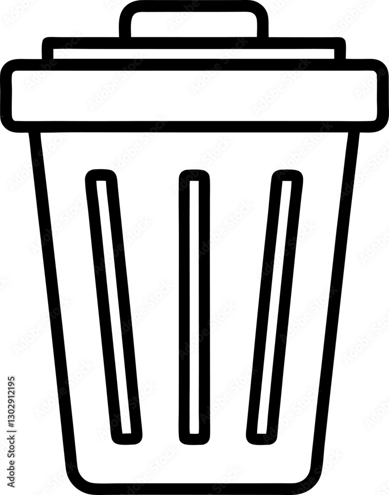 trash-can-editable-stroke-outline-icon-isolated