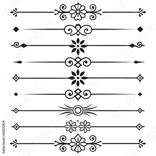 Wallpaper Mural Filigree Decorative Elements and Classic Borders Torontodigital.ca
