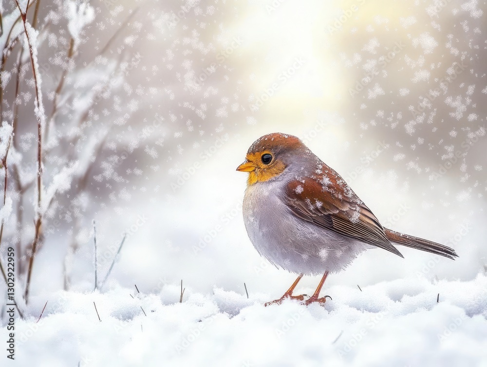 Birds in the snow: Watch wildlife face cold foraging challenges. Birds in the snow: Watch wildlife face cold foraging challenges.
