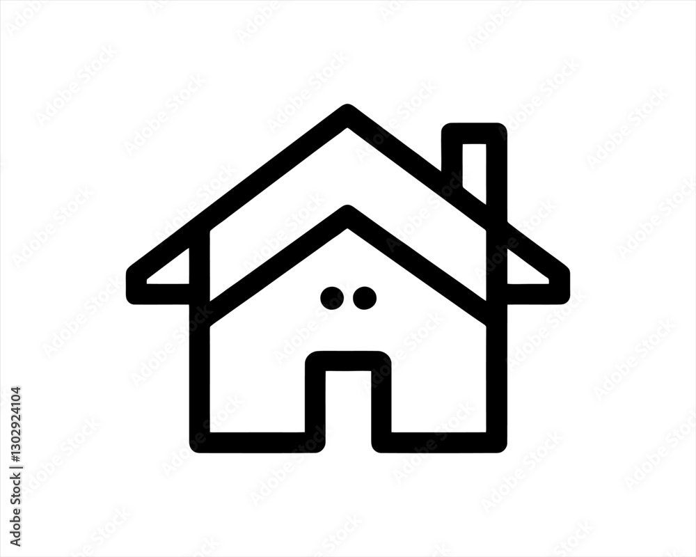 house icon on white background house icon on white background