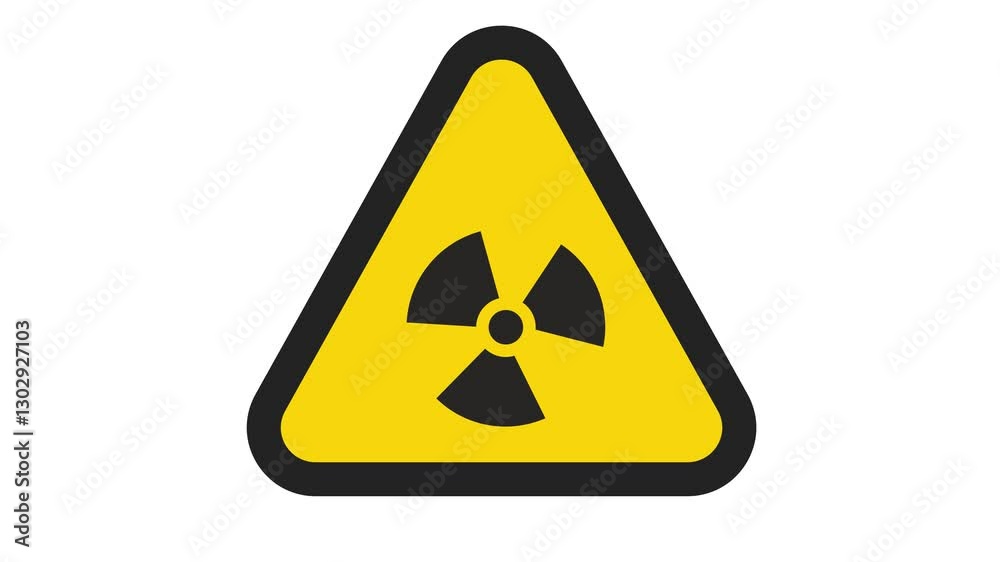 Radiation warning sign animated icon packs Radiation warning sign animated icon packs