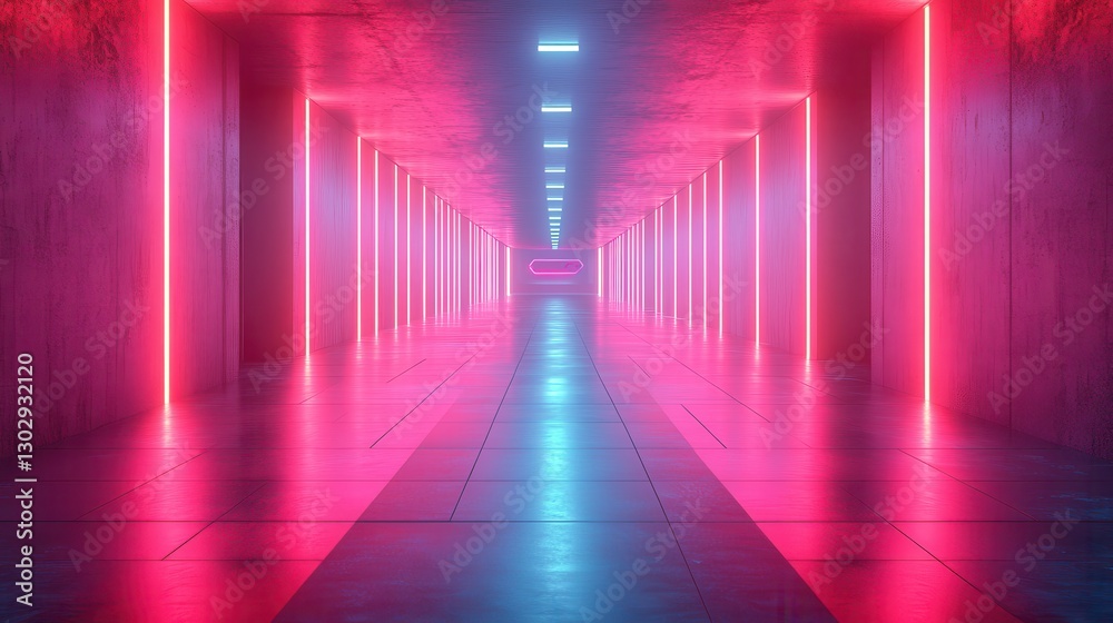 futuristic abstract indoor setting featuring a neon lit platform with vibrant light accents and modern technological aesthetics suitable for concepts of cyberpunk and high tech visions futuristic abstract indoor setting featuring a neon lit platform with vibrant light accents and modern technological aesthetics suitable for concepts of cyberpunk and high tech visions