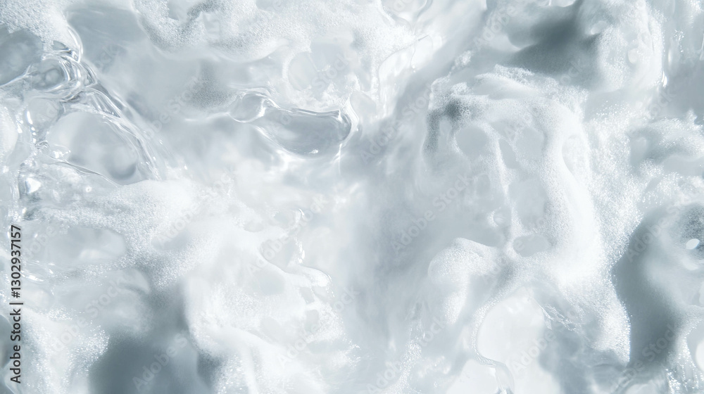 Naklejka premium Intricate frost patterns on glass surface for winter design concepts