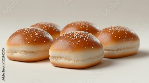Wallpaper Mural Freshly Baked Sesame Buns / 焼きたてのごま付きバンズ Torontodigital.ca