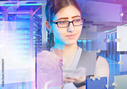 Woman programmer developer....