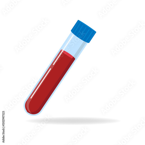 Obraz na płótnie General blood analysis . Vector illustration isolated on a white background. w salonie