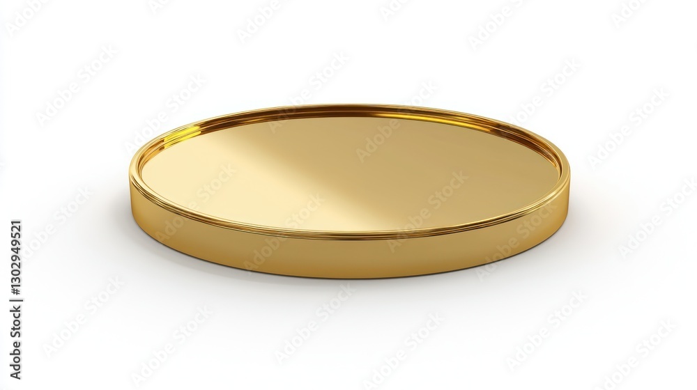 A 3D gold coin, isolated on a white background, gleaming and reflecting light, representing money, currency, and financial success in a simple yet elegant setting. A 3D gold coin, isolated on a white background, gleaming and reflecting light, representing money, currency, and financial success in a simple yet elegant setting.