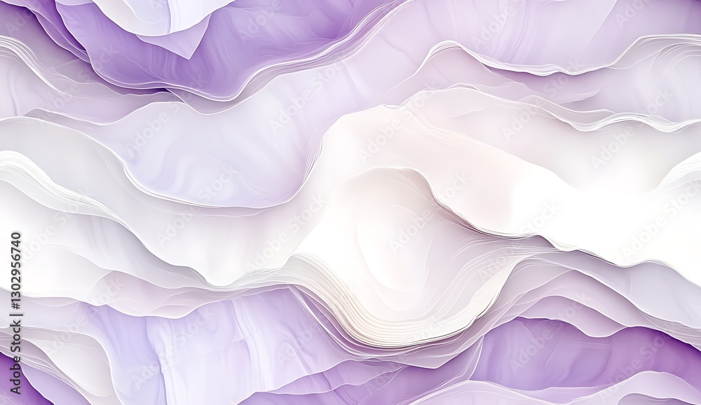 Obraz premium Abstract purple and white marble seamless patterns background