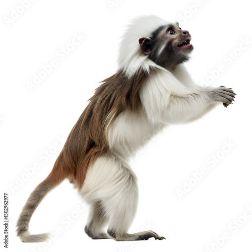 Cotton Top Tamarin AI Generated Image