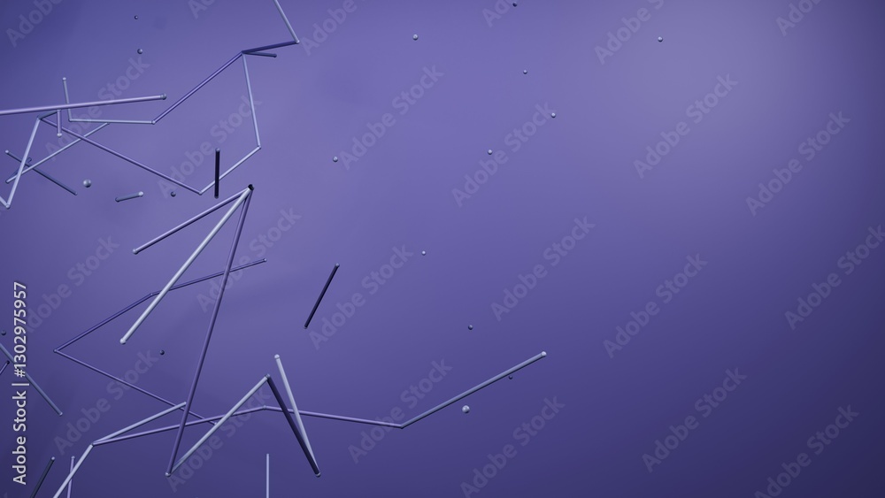 Abstract shattered lines on a purple background Abstract shattered lines on a purple background