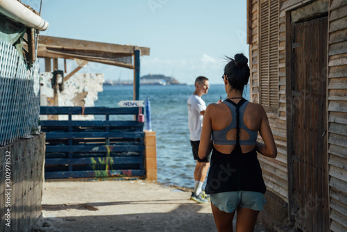 La Algameca Chica, antiguo poblado de pescadores en Cartagena, Murcia