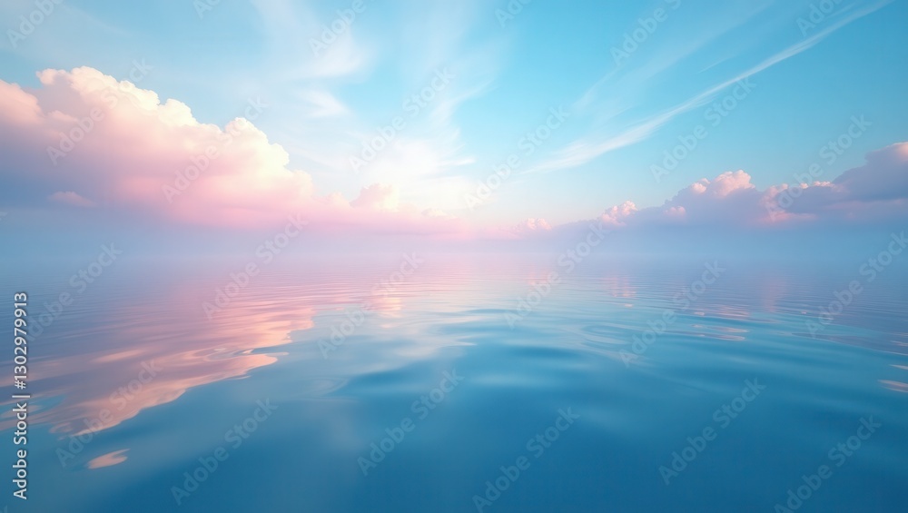 Fototapeta premium Pastel Ocean at Sunrise